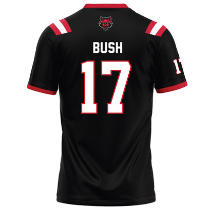 Arkansas State - NCAA Football : Jabari Bush - Black Football Jersey