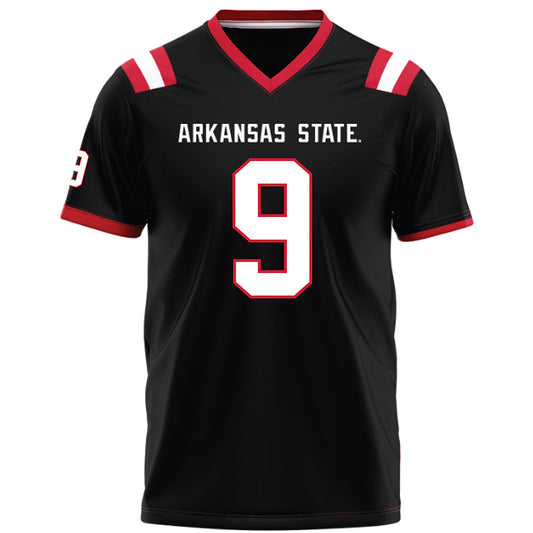 Arkansas State - NCAA Football : Trey Owens - Black Football Jersey-0