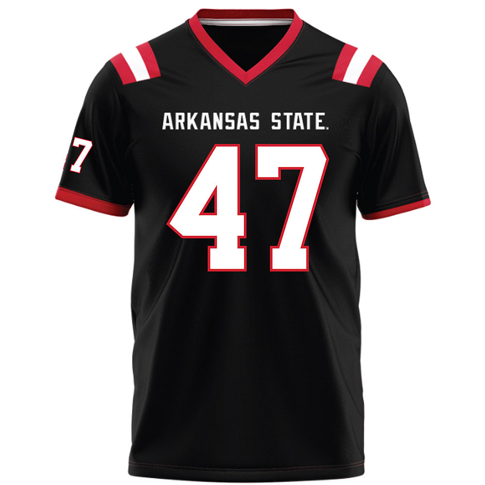 Arkansas State - NCAA Football : Melvin Bridges III - Black Football Jersey-0