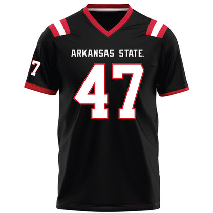 Arkansas State - NCAA Football : Melvin Bridges III - Black Football Jersey-0