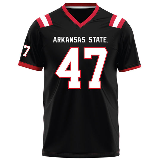 Arkansas State - NCAA Football : Melvin Bridges III - Black Football Jersey-0