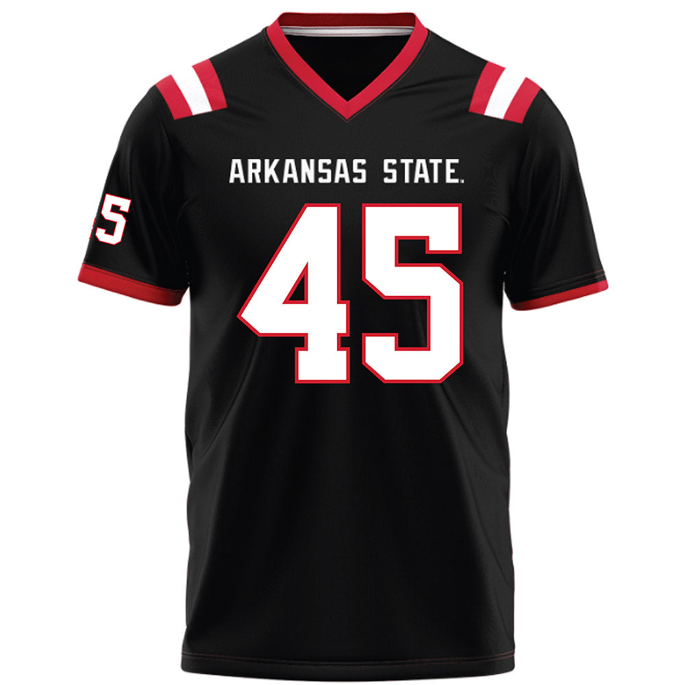 Arkansas State - NCAA Football : Nicolas Kalume - Black Football Jersey-0