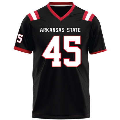 Arkansas State - NCAA Football : Nicolas Kalume - Black Football Jersey-0