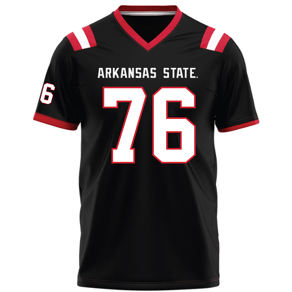 Arkansas State - NCAA Football : Trason Hunt - Black Football Jersey