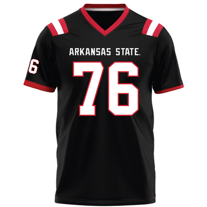 Arkansas State - NCAA Football : Trason Hunt - Black Football Jersey