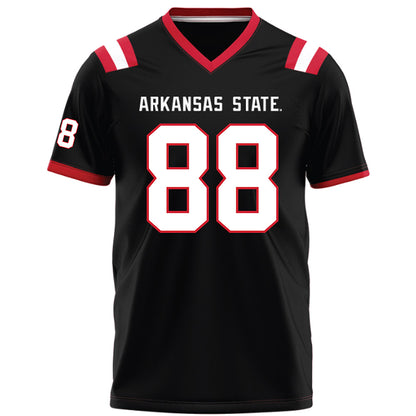 Arkansas State - NCAA Football : Andrew Staten - Black Football Jersey-0
