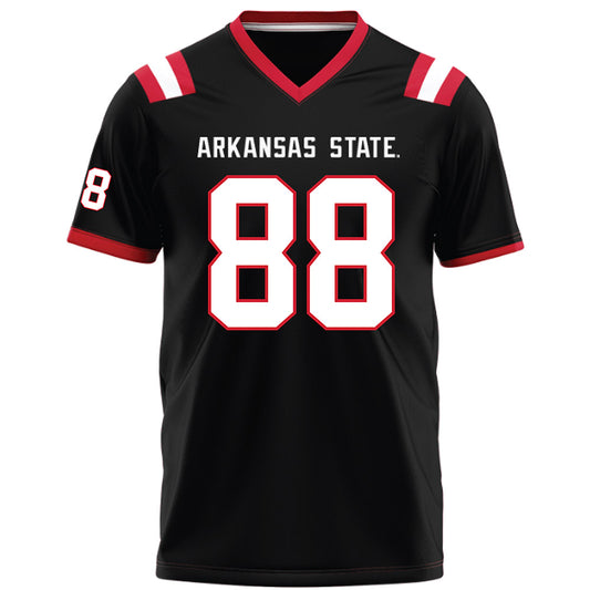 Arkansas State - NCAA Football : Andrew Staten - Black Football Jersey-0