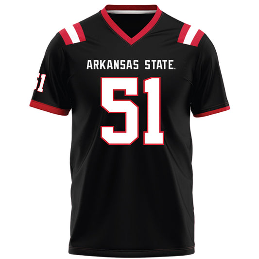 Arkansas State - NCAA Football : Cade Channell - Black Football Jersey-0