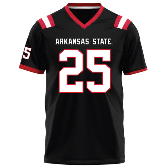 Arkansas State - NCAA Football : Clayton Amaya - Black Football Jersey-0