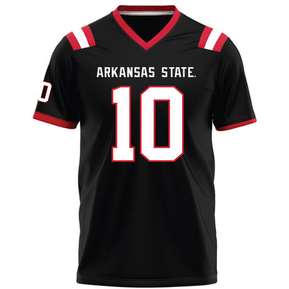 Arkansas State - NCAA Football : Tony Carter - Black Football Jersey-0