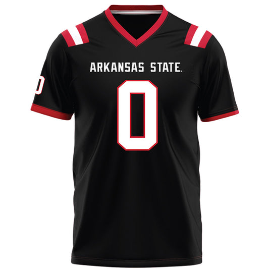 Arkansas State - NCAA Football : Trenton Yowe - Black Football Jersey-0