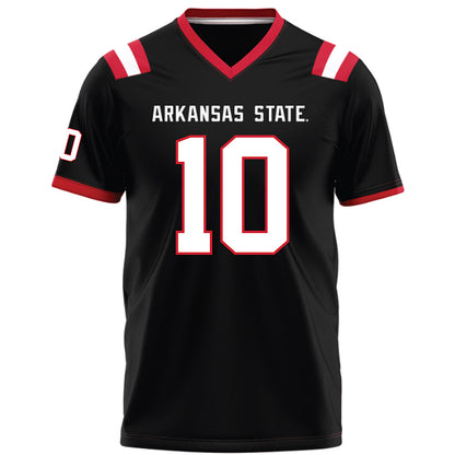 Arkansas State - NCAA Football : Tony Carter - Black Football Jersey-0