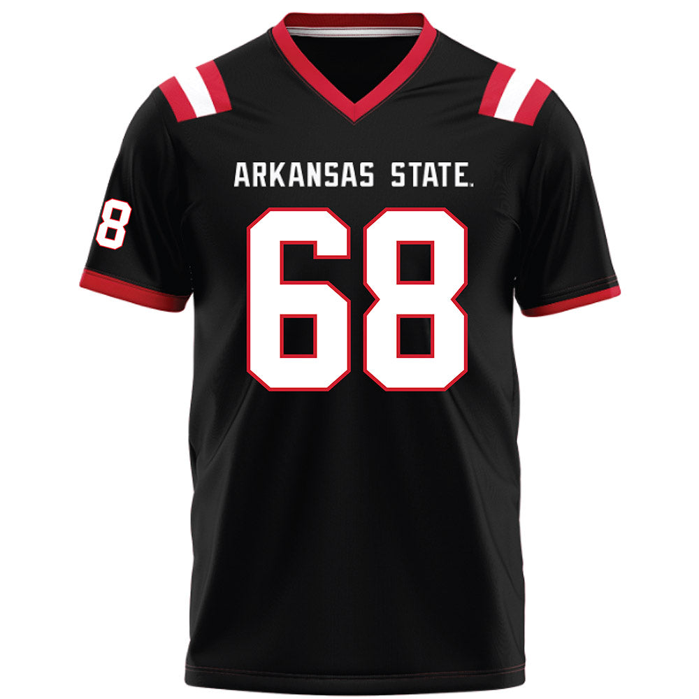 Arkansas State - NCAA Football : Tristian Smith - Black Football Jersey