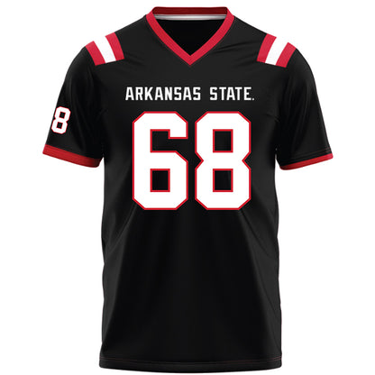 Arkansas State - NCAA Football : Tristian Smith - Black Football Jersey