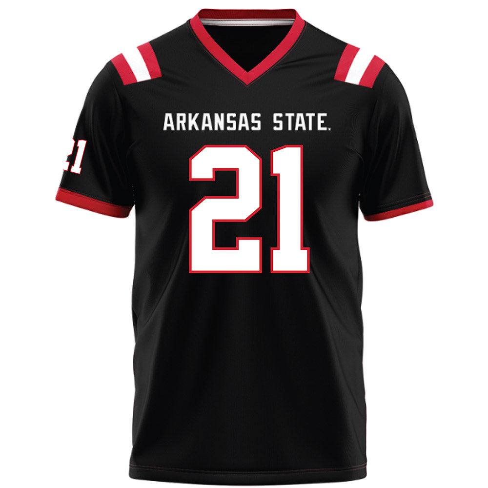 Arkansas State - NCAA Football : Deshaun Fedd - Black Football Jersey-0