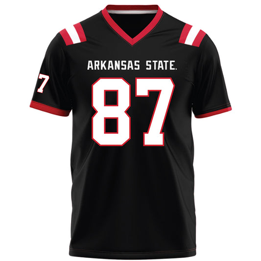 Arkansas State - NCAA Football : Samuel Boozer - Black Football Jersey-0