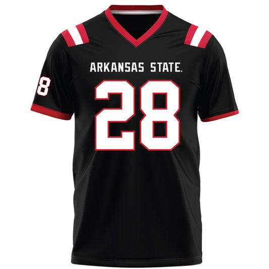 Arkansas State - NCAA Football : Chavel Williams Jr - Black Football Jersey-0