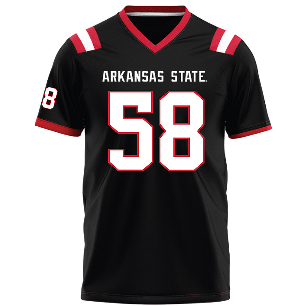 Arkansas State - NCAA Football : Cameron Ambrose - Black Football Jersey