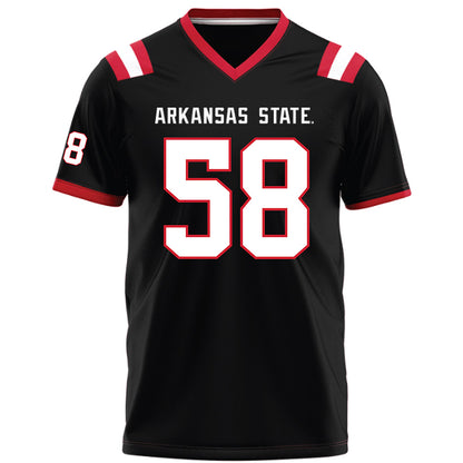 Arkansas State - NCAA Football : Cameron Ambrose - Black Football Jersey