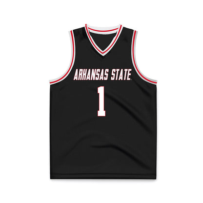 Arkansas State - NCAA Women's Basketball : Crislyn Rose - Black Basketball Jersey