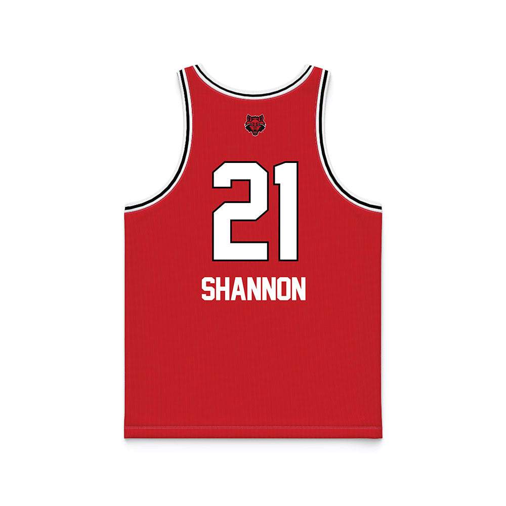 Arkansas State - NCAA Women's Basketball : Zyion Shannon - Red Basketball Jersey