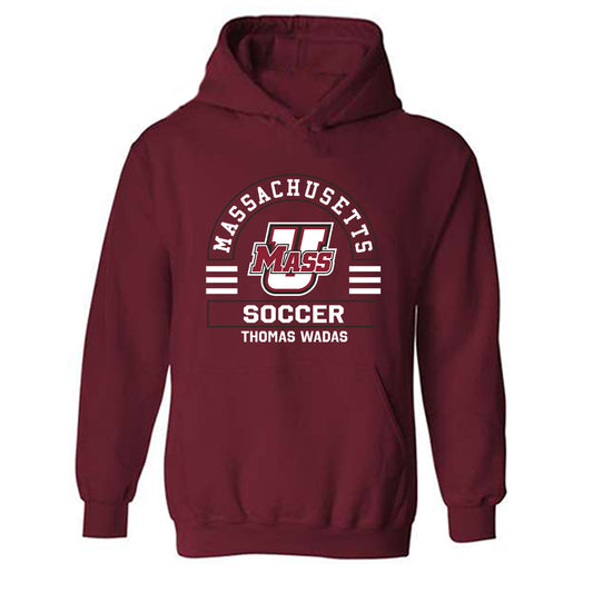 UMass - NCAA Men's Soccer : Thomas Wadas - Classic Fashion Shersey Hooded Sweatshirt-0