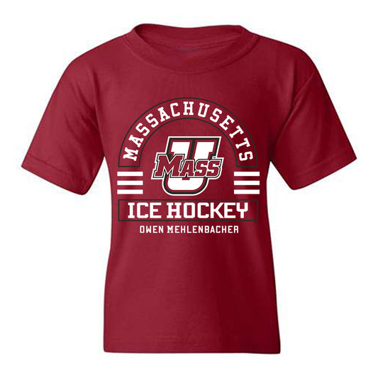 UMass - NCAA Men's Ice Hockey : Owen Mehlenbacher - Classic Fashion Shersey Youth T-Shirt-0