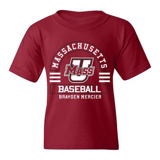 UMass - NCAA Baseball : Brayden Mercier - Classic Fashion Shersey Youth T-Shirt-0