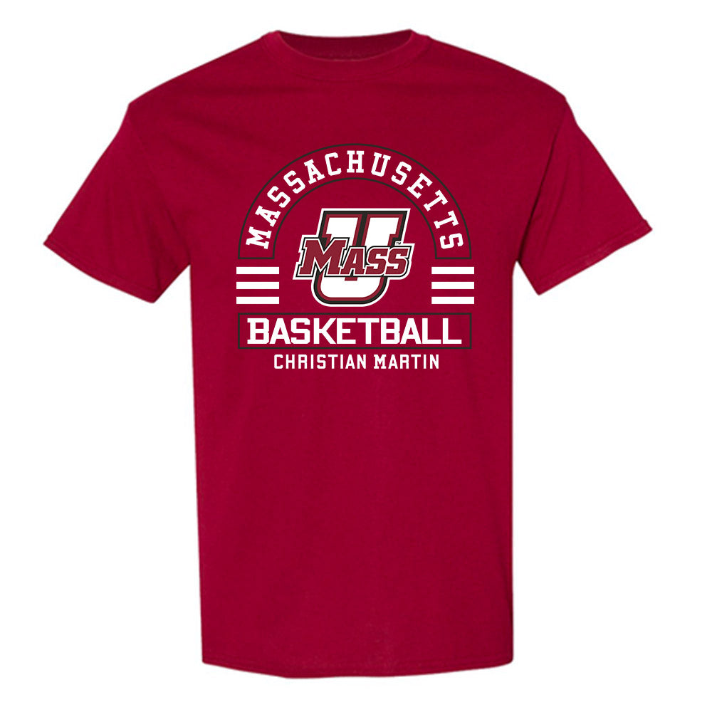 UMass - NCAA Men's Basketball : Christian Martin - Classic Fashion Shersey T-Shirt-0