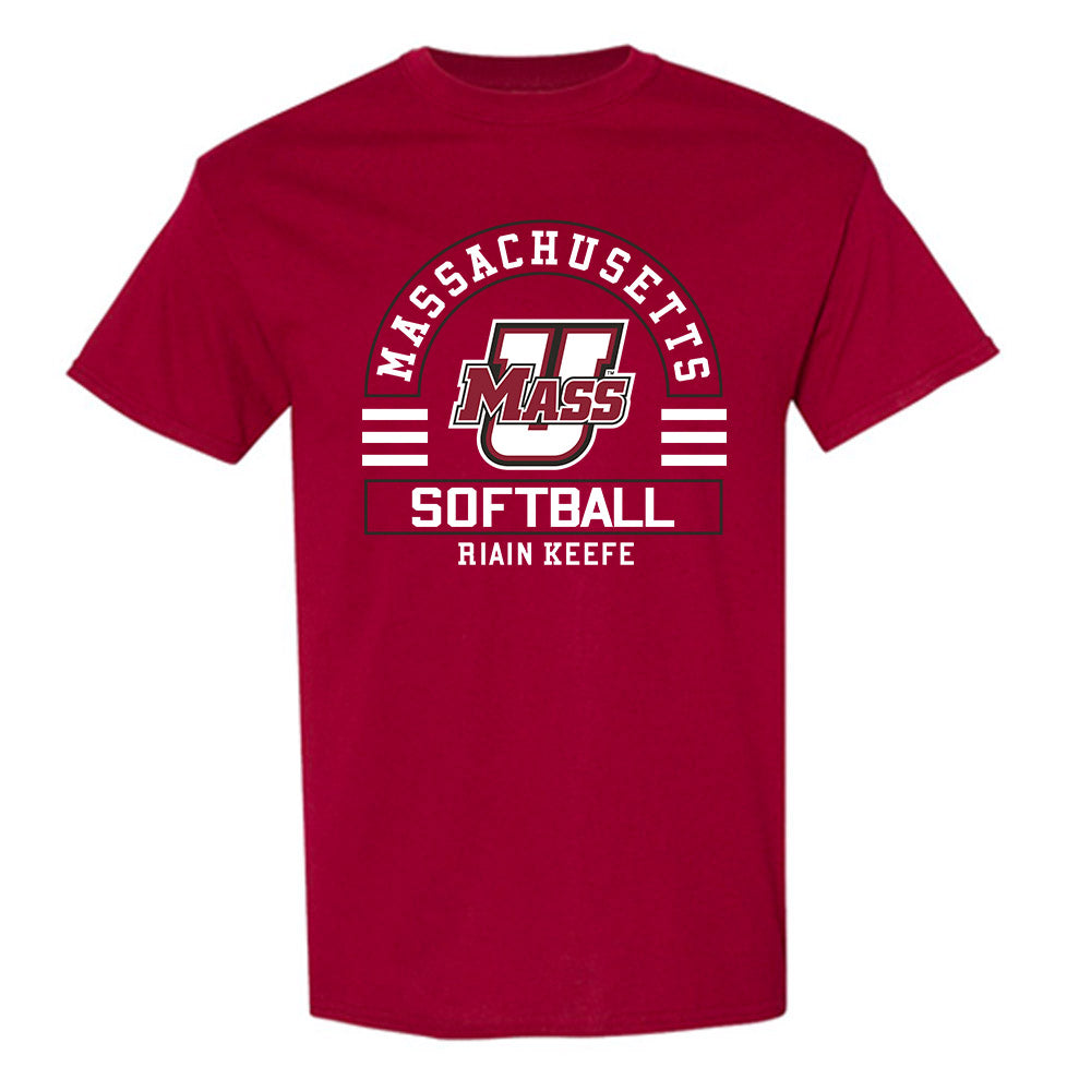 UMass - NCAA Softball : Riain Keefe - Classic Fashion Shersey T-Shirt-0