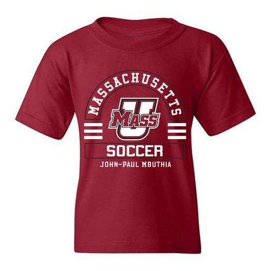 UMass - NCAA Men's Soccer : John-Paul Mbuthia - Classic Fashion Shersey Youth T-Shirt-0