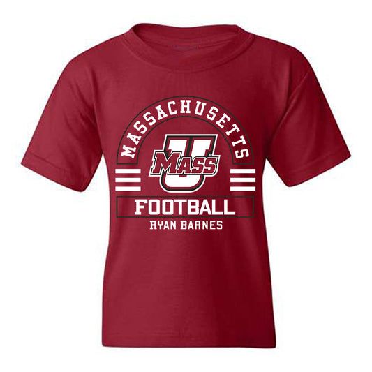UMass - NCAA Football : Ryan Barnes - Classic Fashion Shersey Youth T-Shirt-0