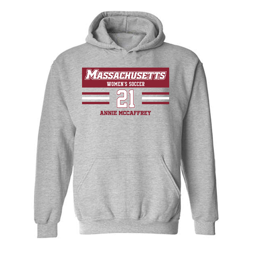 UMass - NCAA Women's Soccer : Annie McCaffrey - Classic Fashion Shersey Hooded Sweatshirt-0