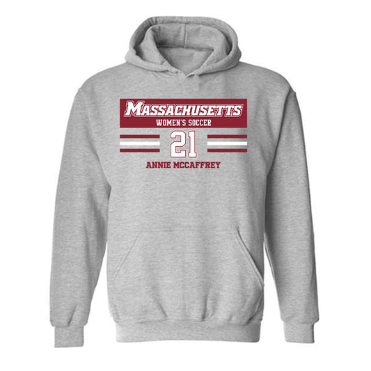 UMass - NCAA Women's Soccer : Annie McCaffrey - Classic Fashion Shersey Hooded Sweatshirt-0