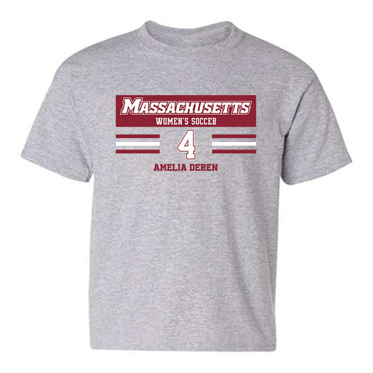 UMass - NCAA Women's Soccer : Amelia Deren - Classic Fashion Shersey Youth T-Shirt-0