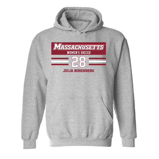 UMass - NCAA Women's Soccer : Julia Rosenberg - Classic Fashion Shersey Hooded Sweatshirt-0