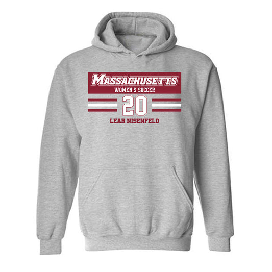 UMass - NCAA Women's Soccer : Leah Nisenfeld - Classic Fashion Shersey Hooded Sweatshirt-0
