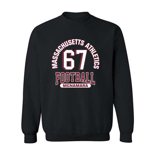 UMass - NCAA Football : William McNamara - Classic Fashion Shersey Crewneck Sweatshirt-0