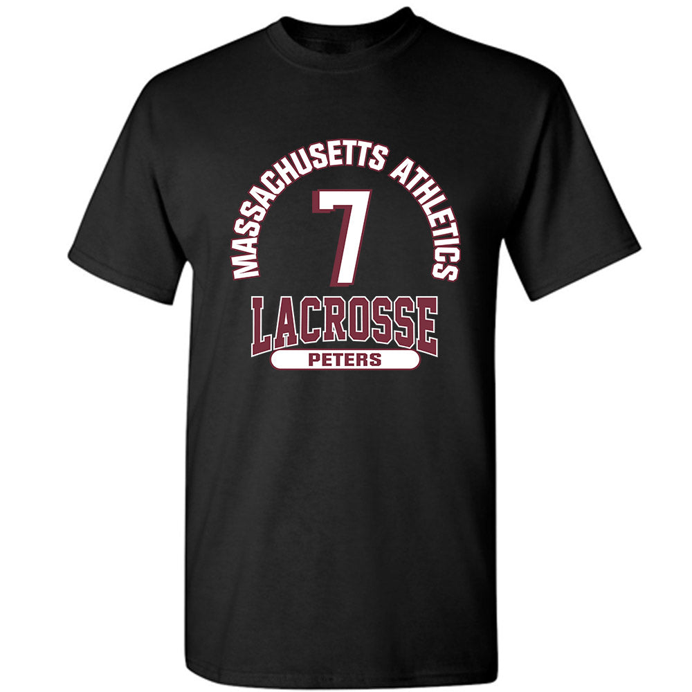 UMass - NCAA Men's Lacrosse : Jack Peters - Classic Fashion Shersey T-Shirt-0