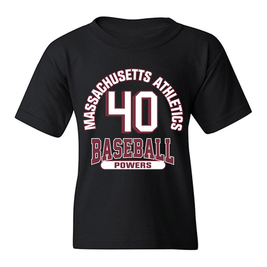 UMass - NCAA Baseball : Callen Powers - Classic Fashion Shersey Youth T-Shirt-0