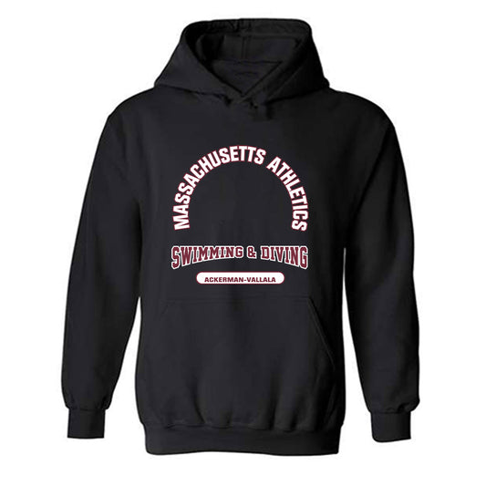 UMass - NCAA Women's Swimming & Diving : Diya Ackerman-Vallala - Classic Fashion Shersey Hooded Sweatshirt