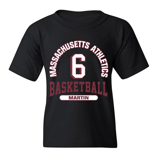 UMass - NCAA Men's Basketball : Christian Martin - Classic Fashion Shersey Youth T-Shirt-0