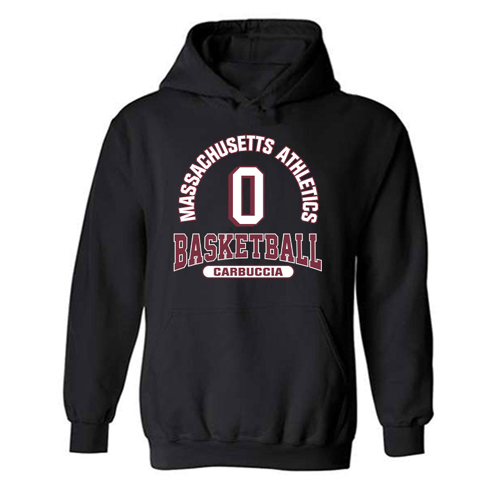 UMass - NCAA Men's Basketball : Danny Carbuccia - Classic Fashion Shersey Hooded Sweatshirt-0