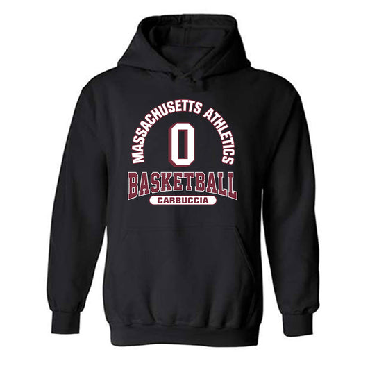 UMass - NCAA Men's Basketball : Danny Carbuccia - Classic Fashion Shersey Hooded Sweatshirt-0