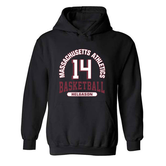 UMass - NCAA Men's Basketball : Heimir Helgason - Classic Fashion Shersey Hooded Sweatshirt-0