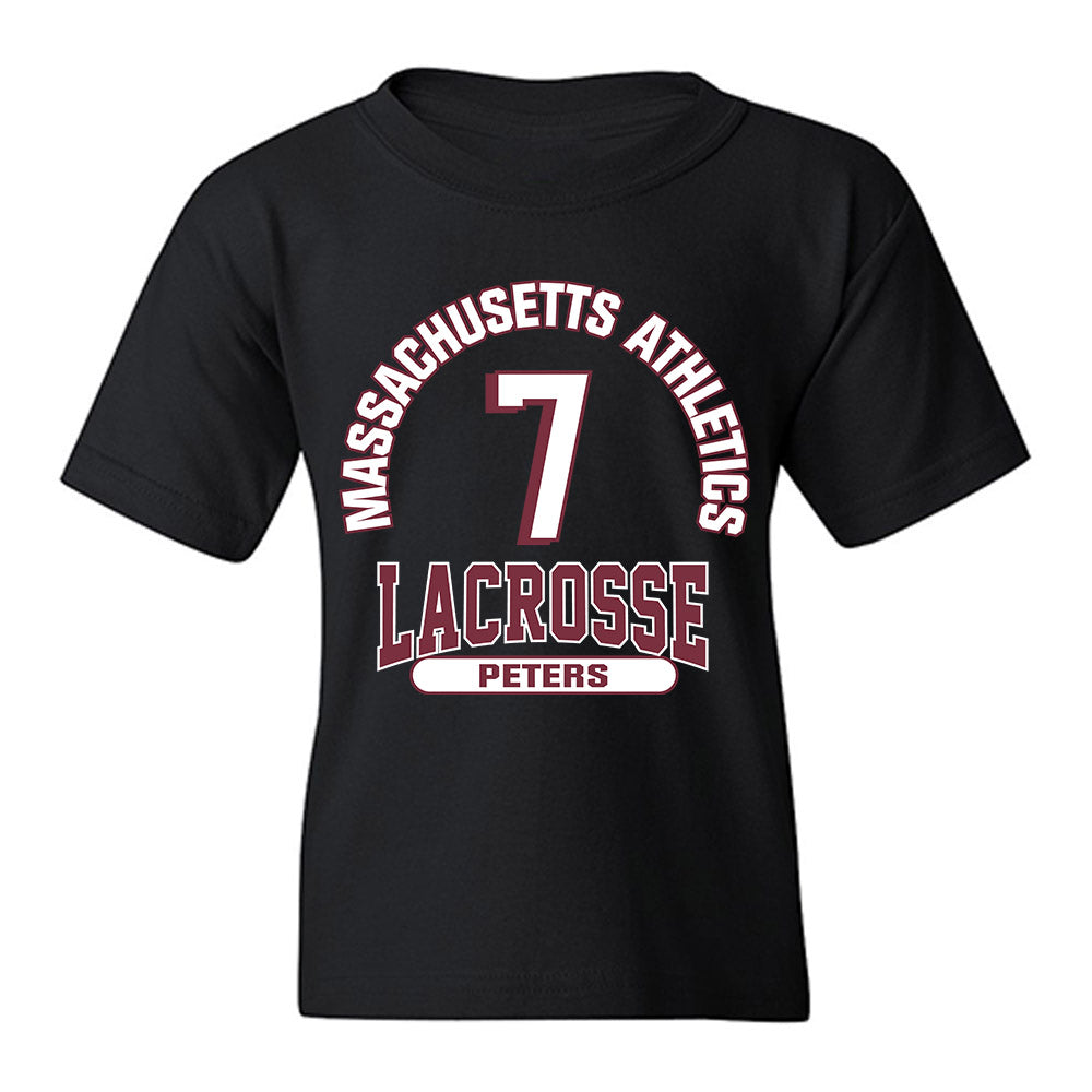 UMass - NCAA Men's Lacrosse : Jack Peters - Classic Fashion Shersey Youth T-Shirt-0