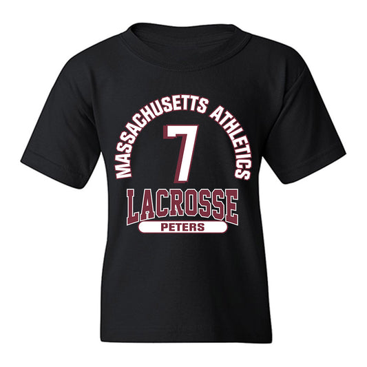 UMass - NCAA Men's Lacrosse : Jack Peters - Classic Fashion Shersey Youth T-Shirt-0