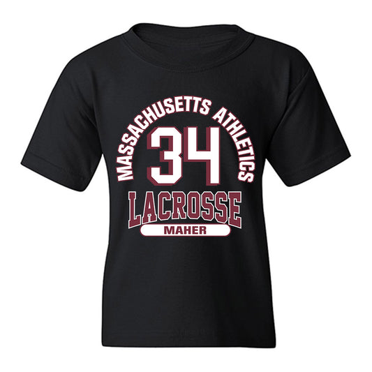 UMass - NCAA Men's Lacrosse : Liam Maher - Classic Fashion Shersey Youth T-Shirt-0