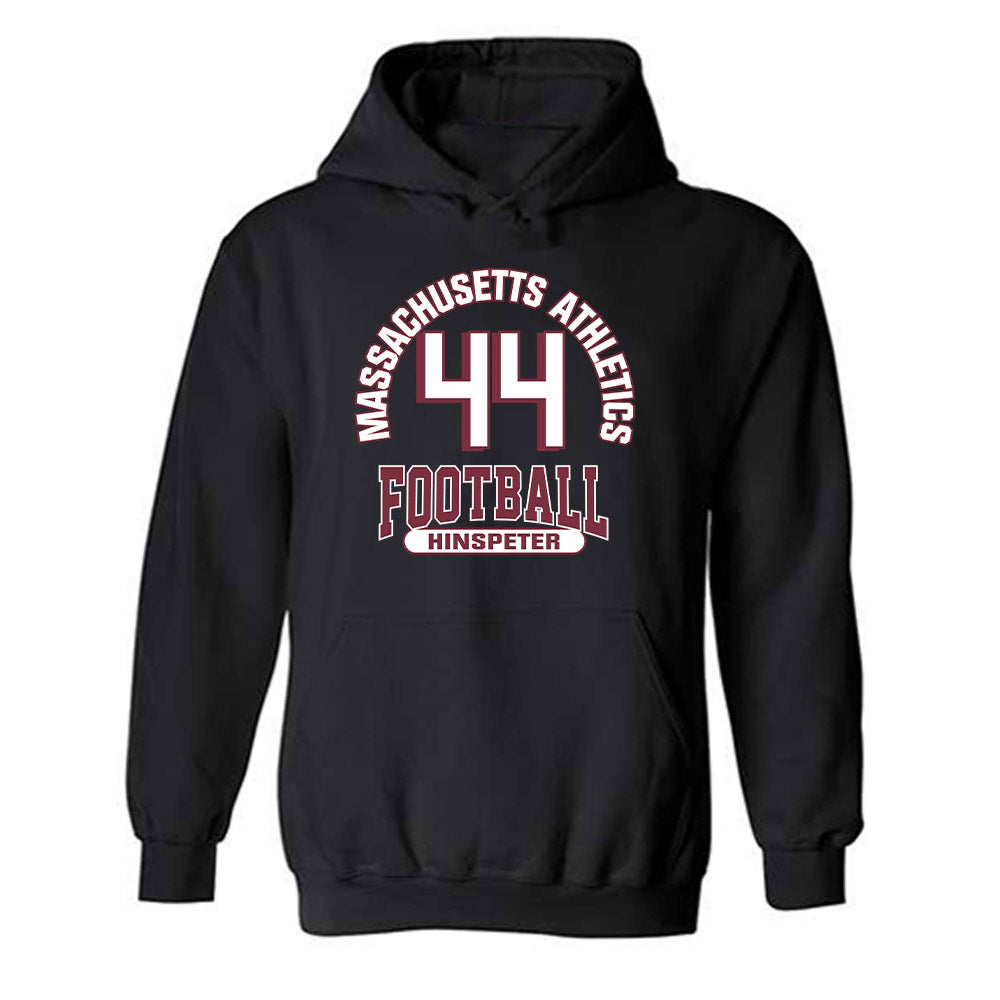 UMass - NCAA Football : Timmy Hinspeter - Classic Fashion Shersey Hooded Sweatshirt-0
