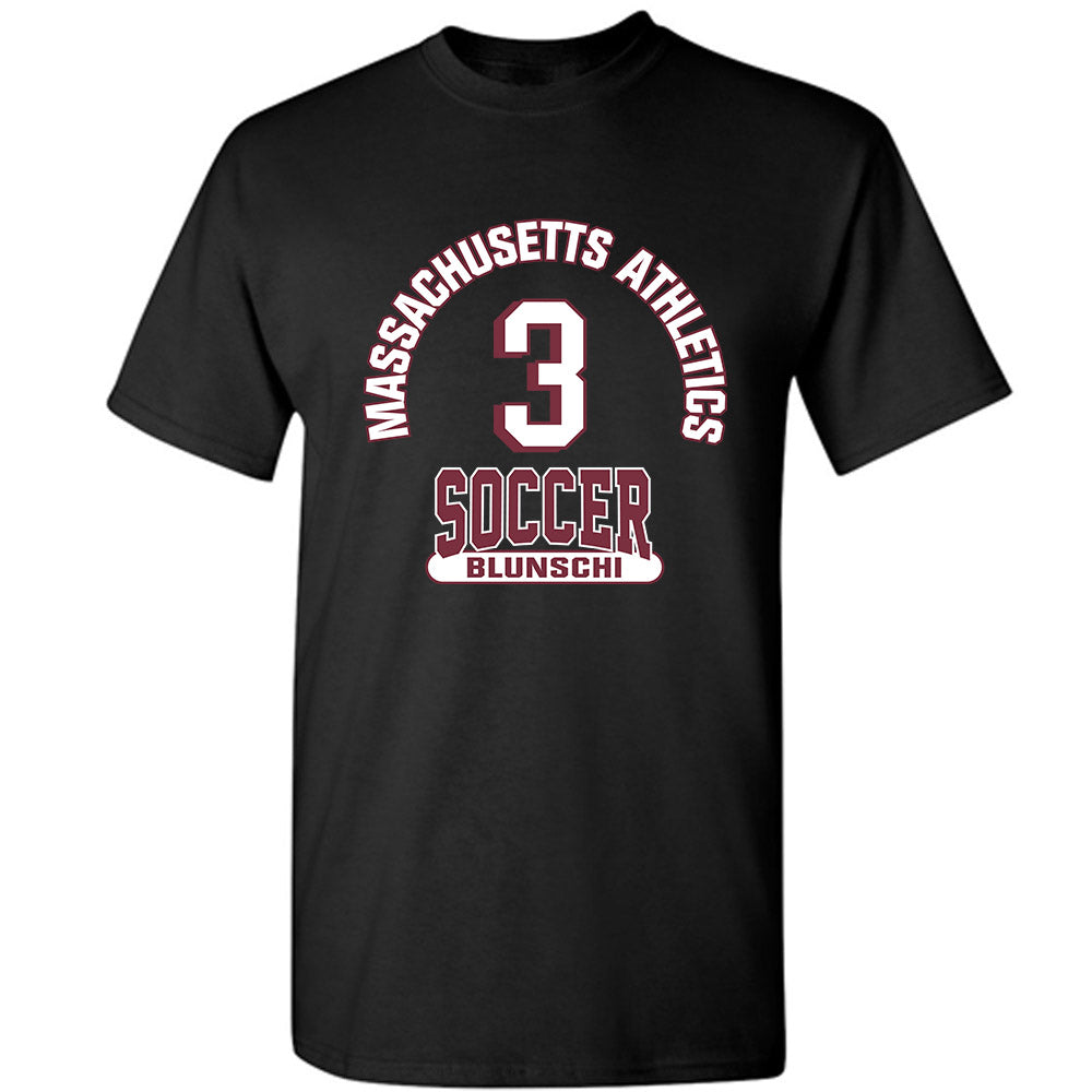 UMass - NCAA Men's Soccer : Jordan Blunschi - Classic Fashion Shersey T-Shirt-0